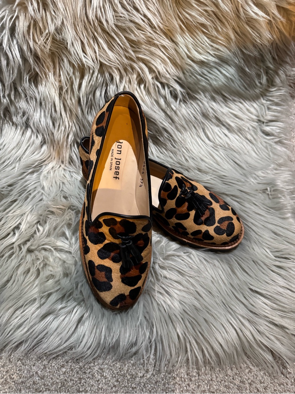 Toni Pons Leopard Tassel Loafers - Leopard Print